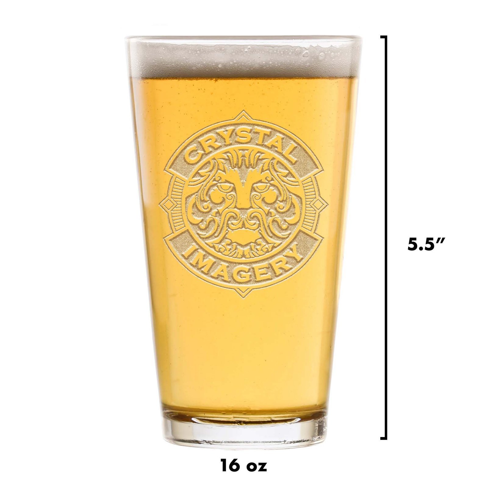 50th Birthday Beer Pint Glass - Image 4